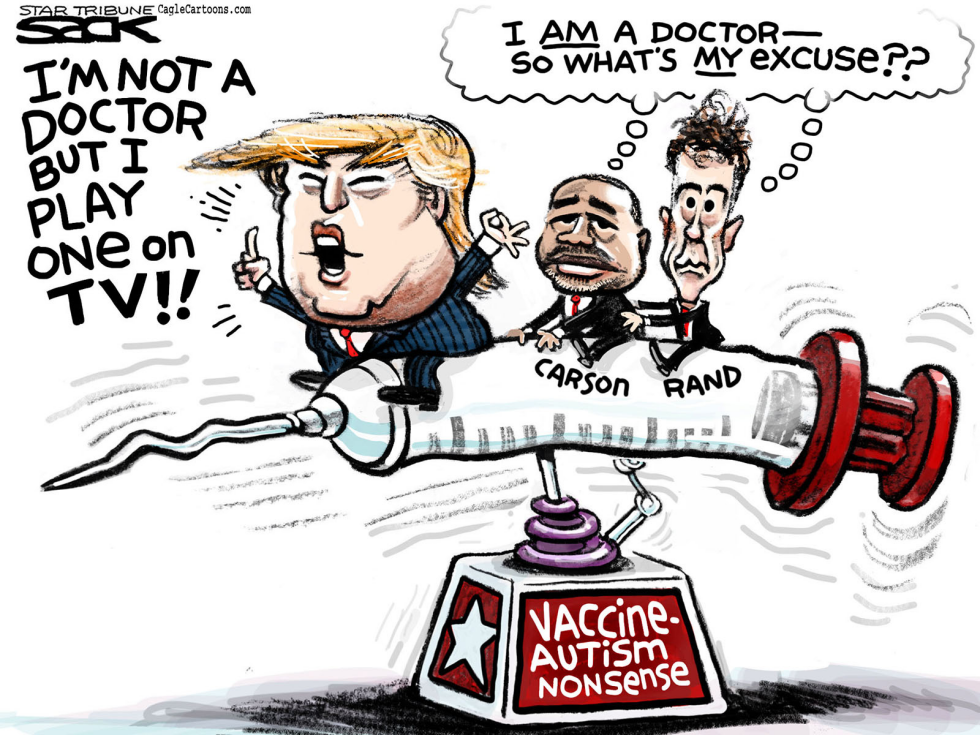  TRUMP VAXXER by Steve Sack