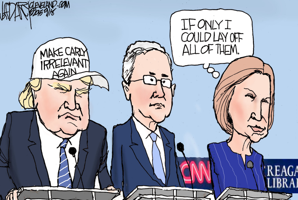 Fiorina  Trump debate