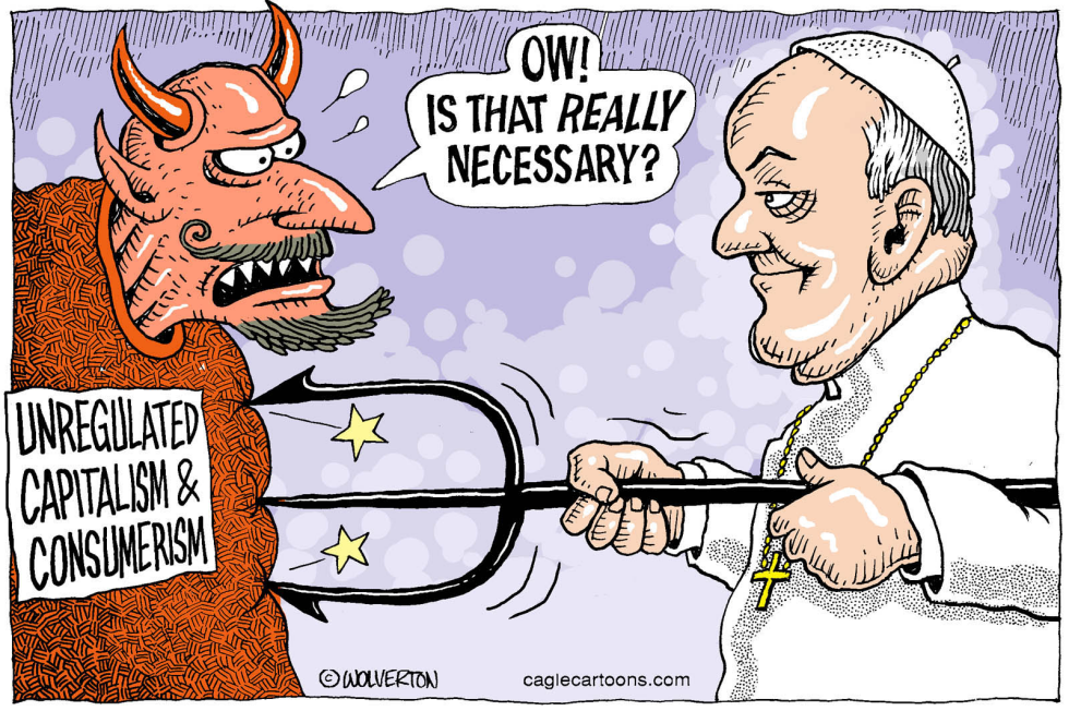 Pope Pokes Pleonexia COLOR