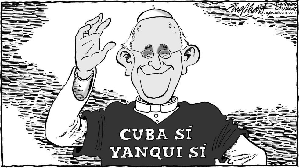  EL PAPA FRANCISCO EN AMERICA by Bob Englehart