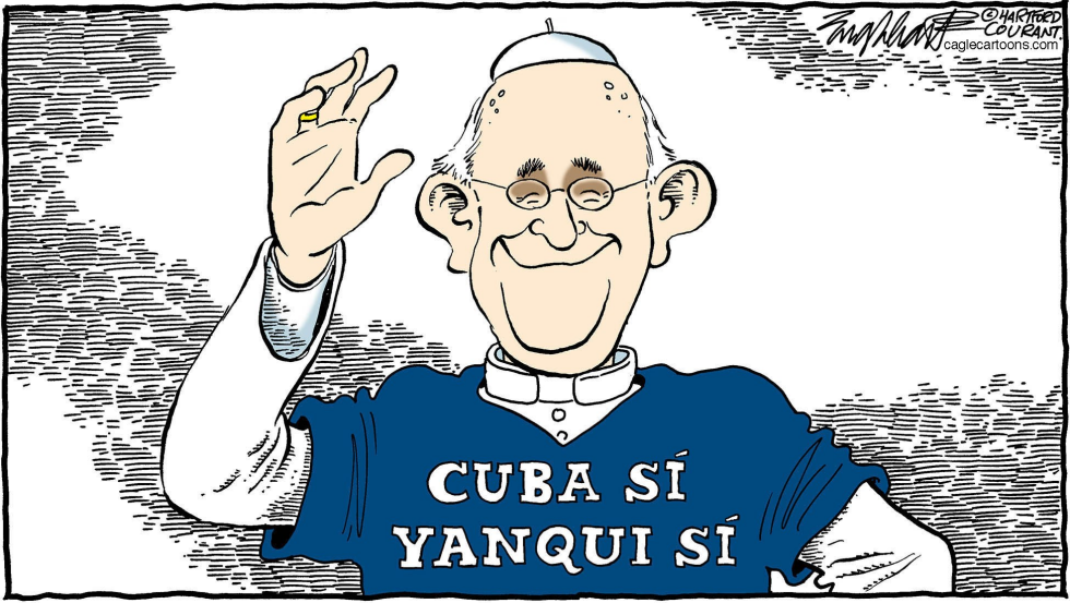  EL PAPA FRANCISCO EN AMERICA  by Bob Englehart