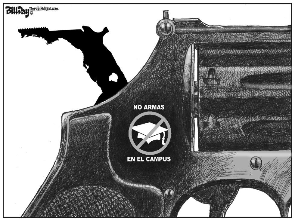  ARMAS EN EL CAMPUS by Bill Day