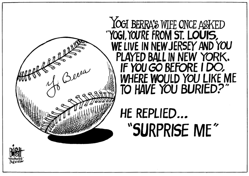 YOGI BERRA, B/W