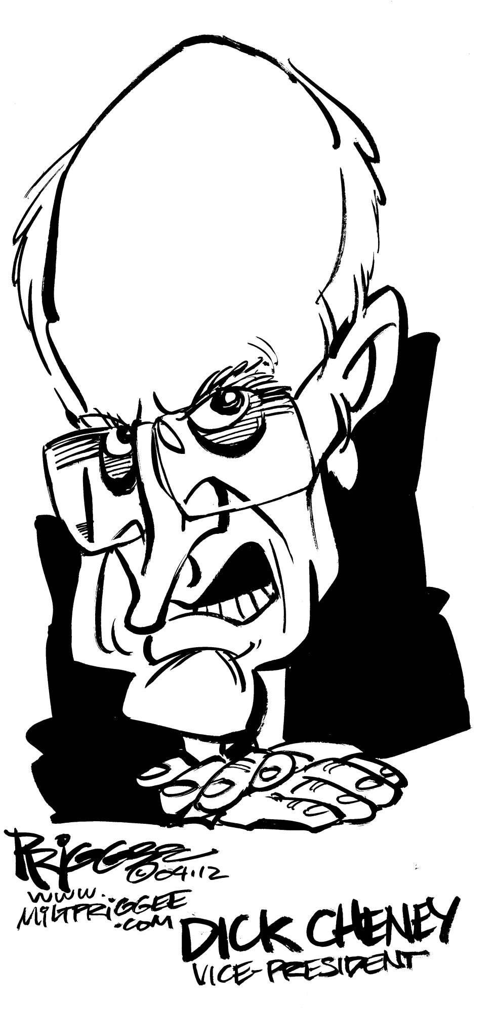 Cheney caricature
