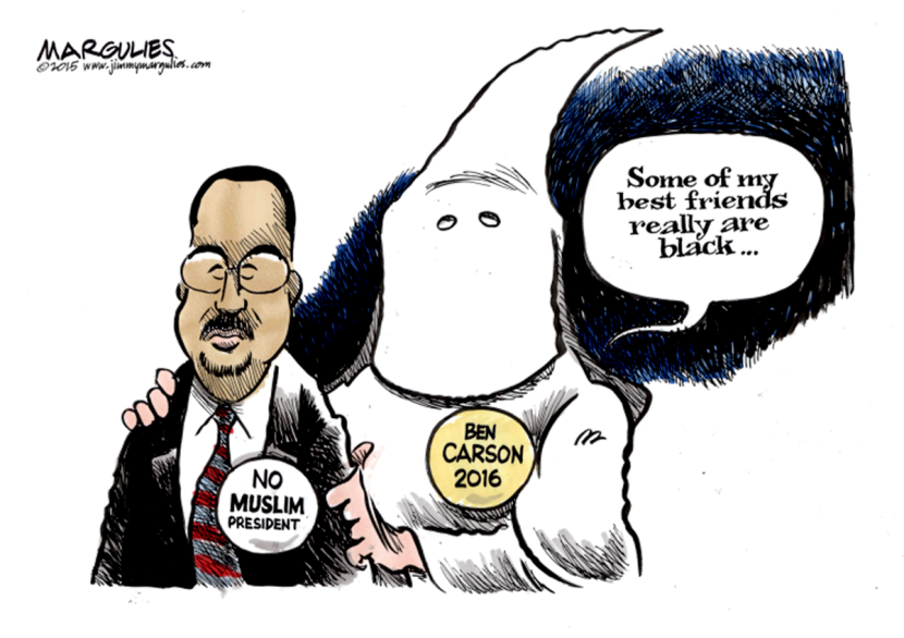 Ben Carson and Muslims color
