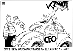 VW CEO, B/W by Randy Bish