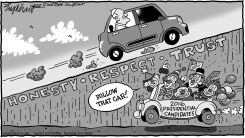 POPE FRANCIS IN USA by Bob Englehart