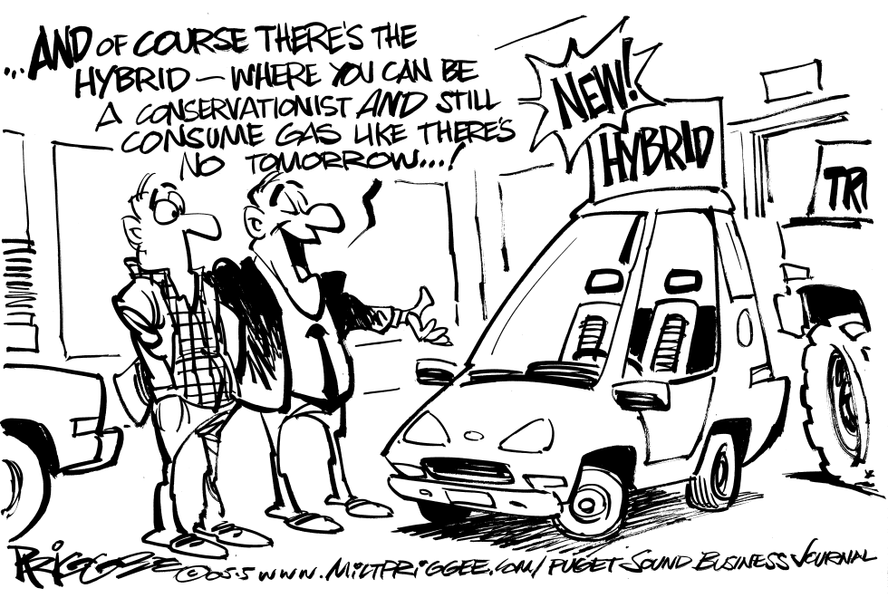  HYBRIDS by Milt Priggee