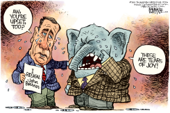 BOEHNER QUITS  by Rick McKee