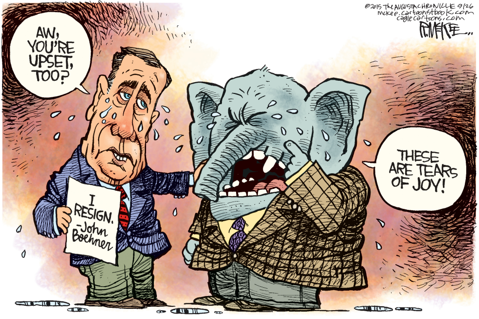Boehner Quits COLOR