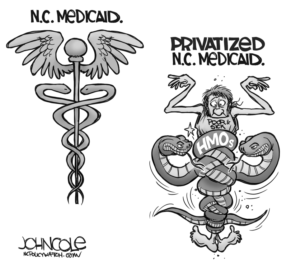 LOCAL NC -- Privatized Medicaid BW