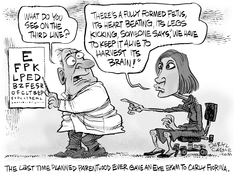 Carly Fiorina Eye Test