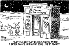 WATER ON MARS by Rick McKee
