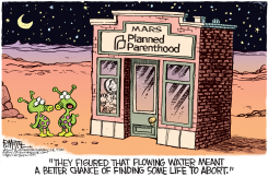 WATER ON MARS  by Rick McKee