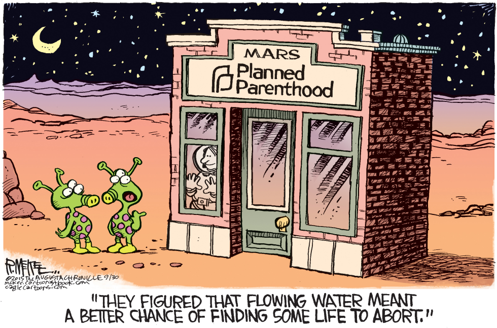 Water On Mars COLOR