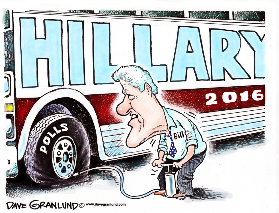 Hillary polls and Bill