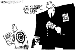 SECRET SERVICE TARGET by Rick McKee