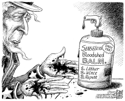 ROUTINE GUN VIOLENCE by Adam Zyglis