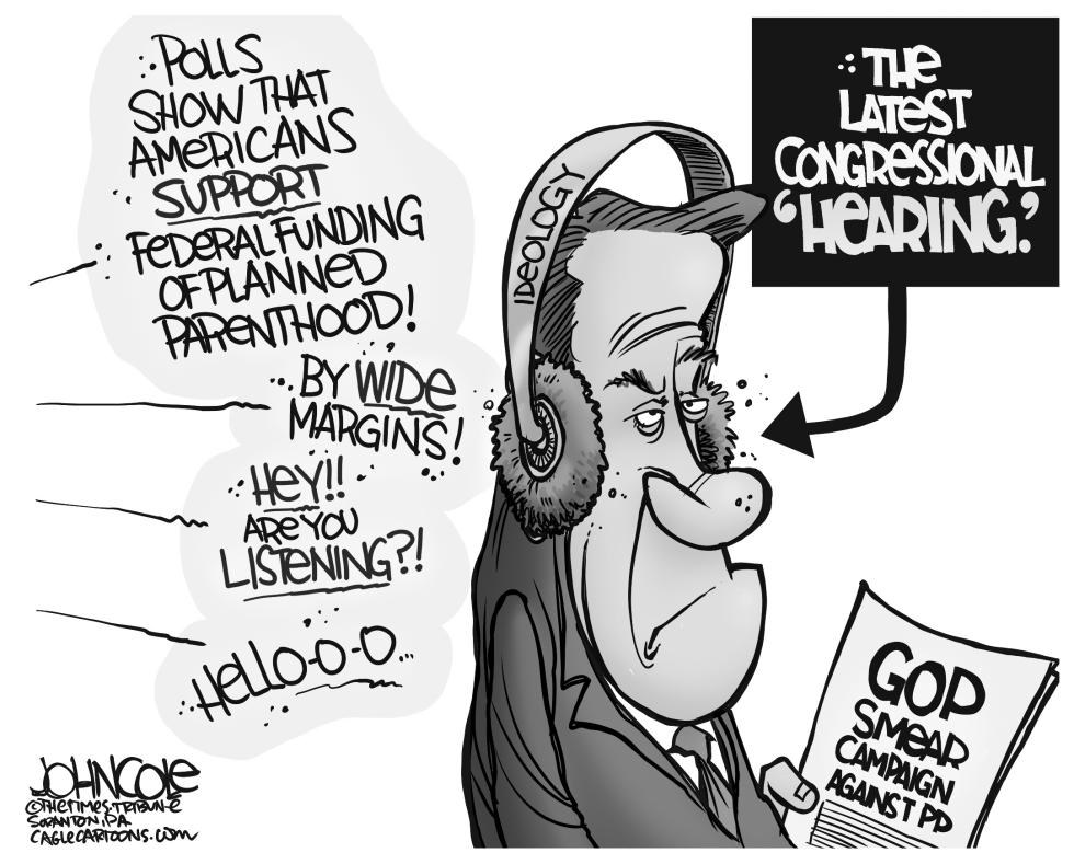 Planned Parenthood "hearing" BW