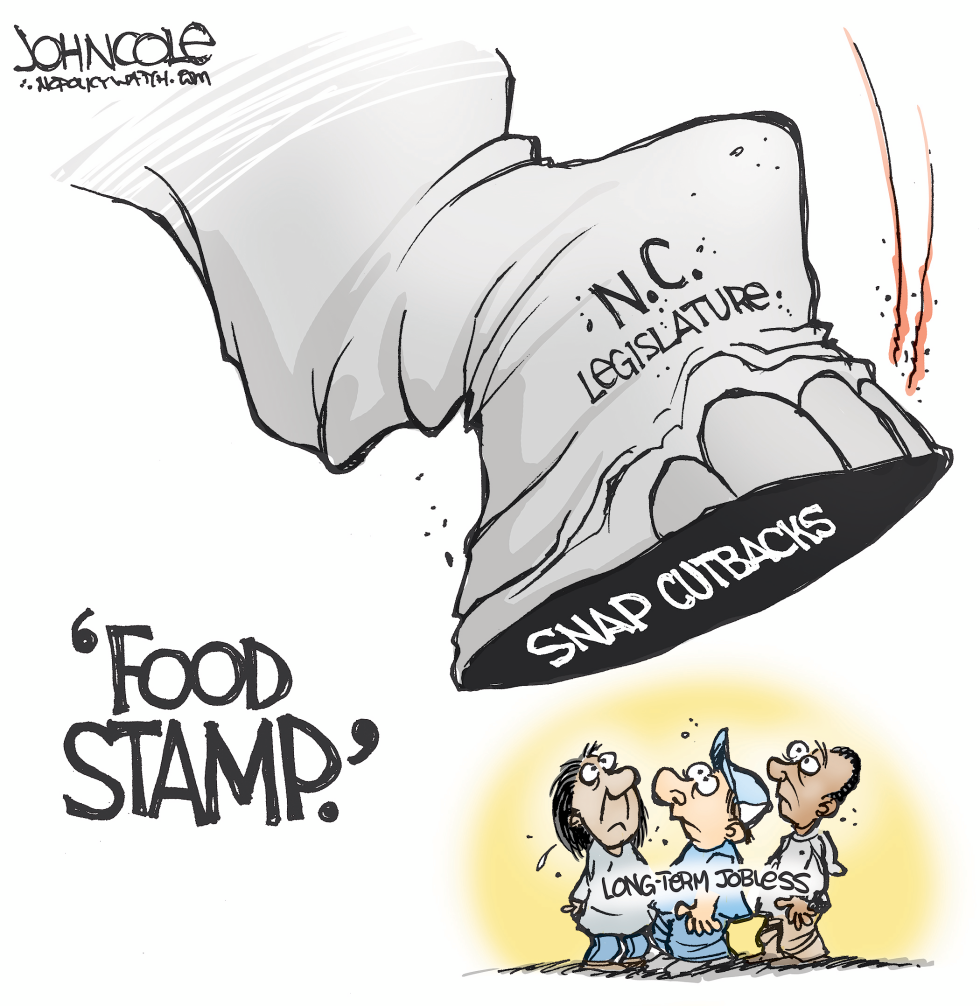 LOCAL NC -- Food stamp cuts COLOR