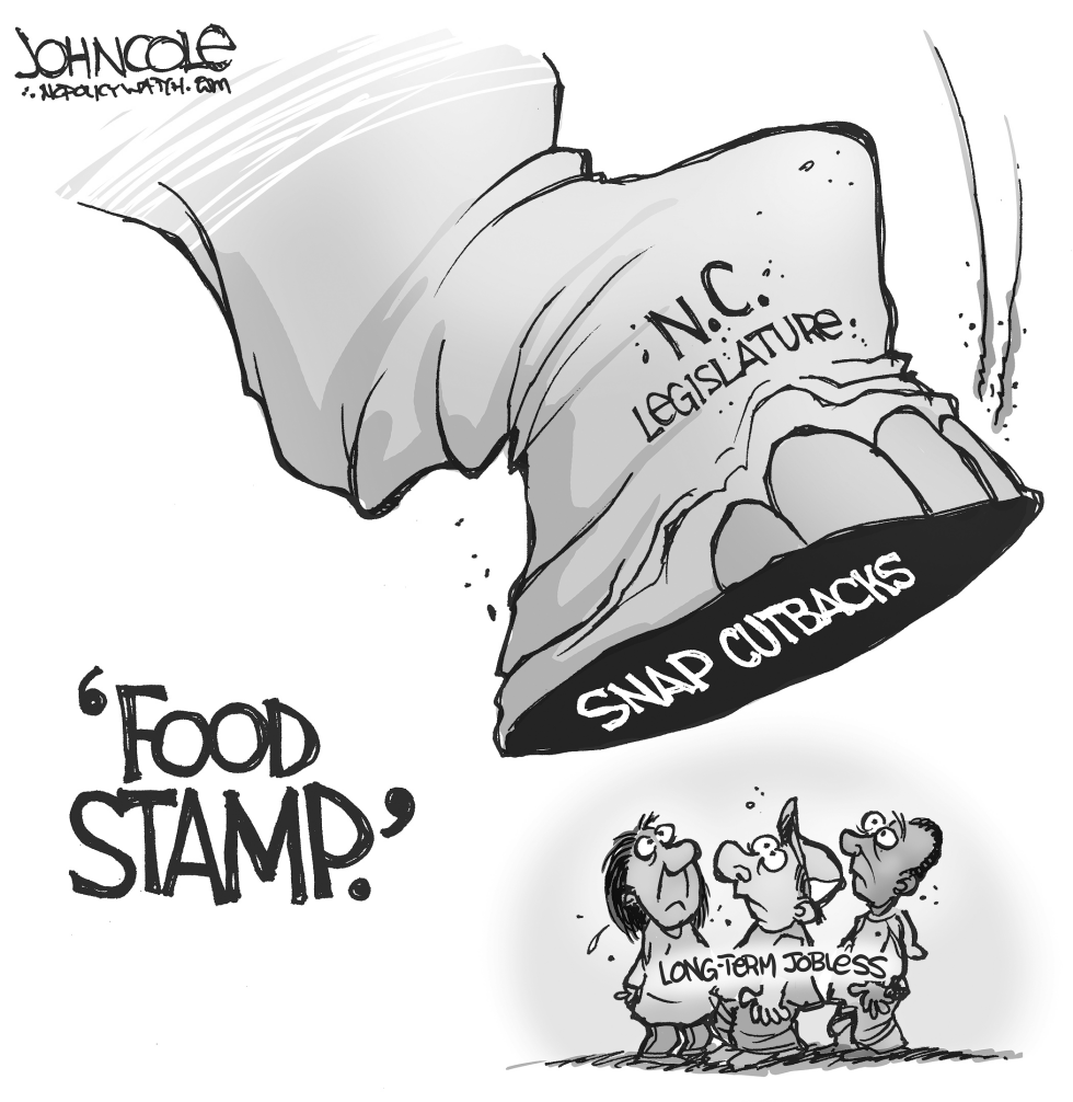 LOCAL NC -- Food stamp cuts BW