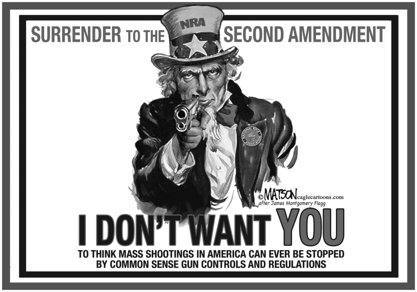 NRA Sam Doesn't Want You to Think You Can Stop Mass Shootings
