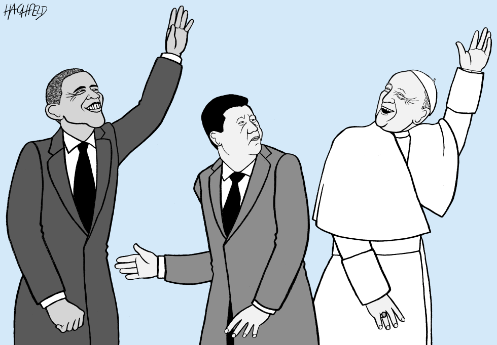 Obama, Xi y el Papa