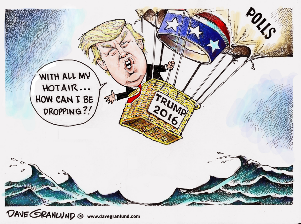 Donald Trump dropping