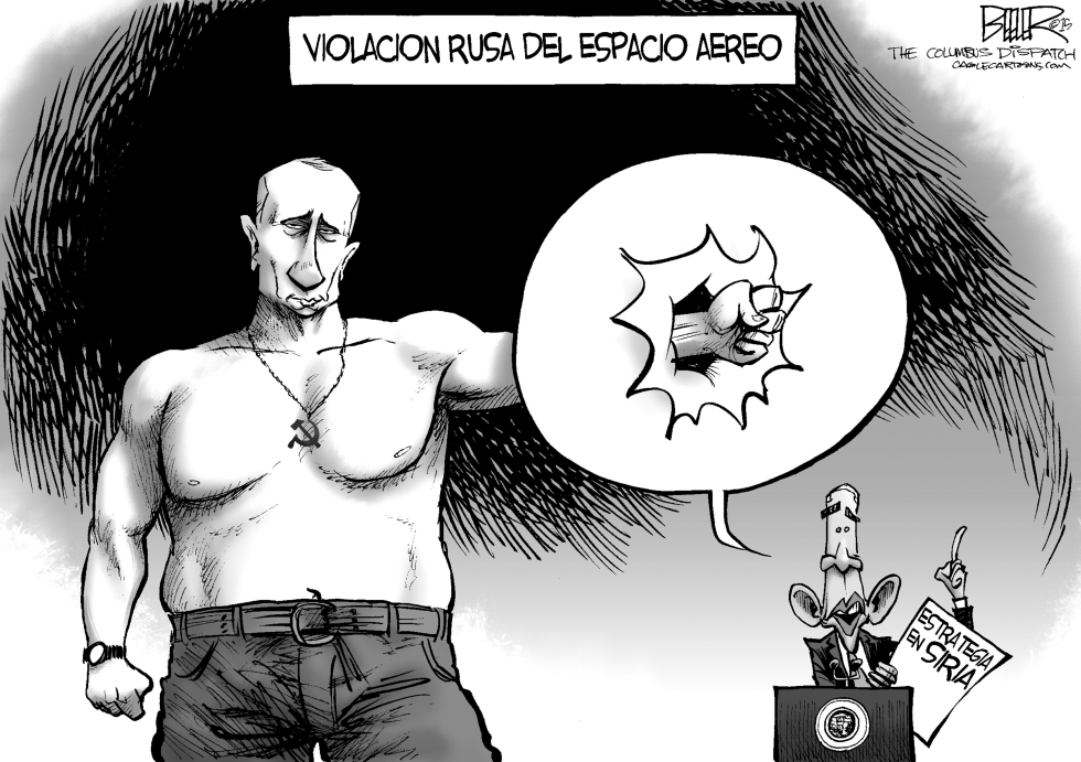  PUñETAZO DE PUTIN by Nate Beeler