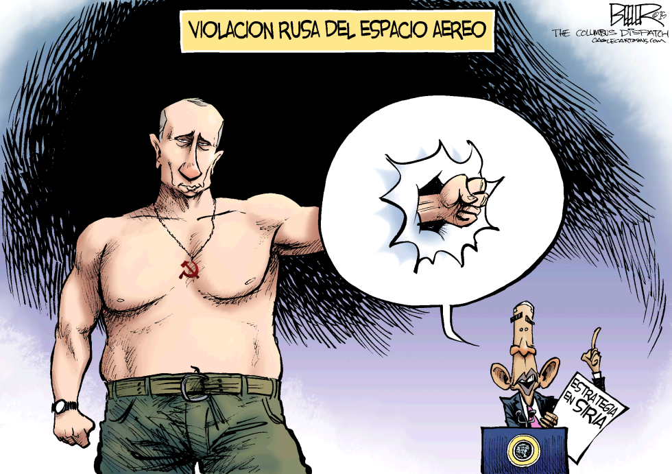  PUñETAZO DE PUTIN  by Nate Beeler