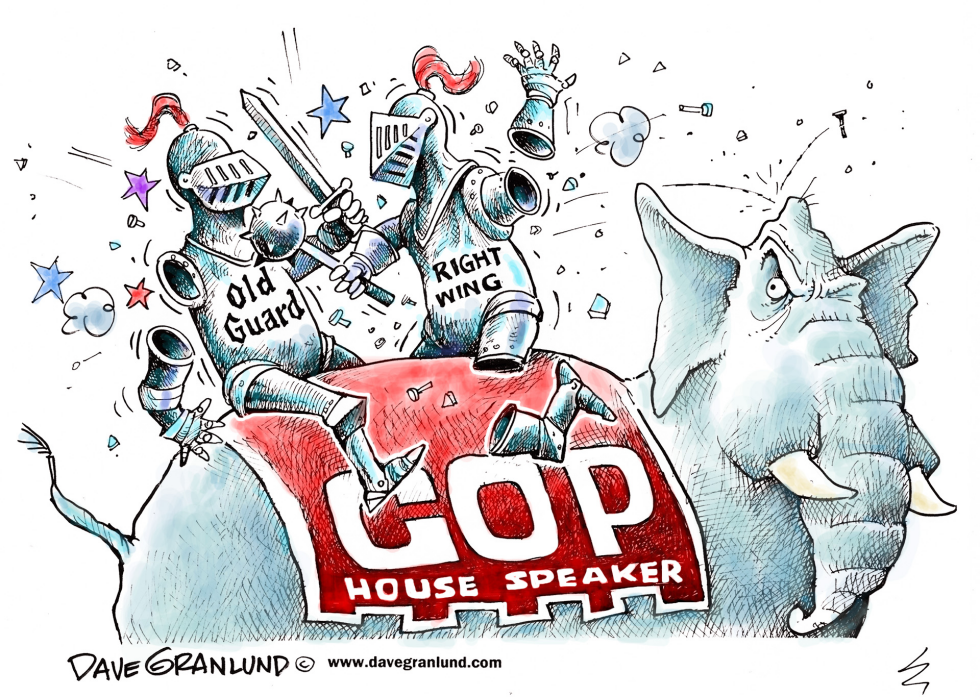  HOUSE SPEAKER BATTLE by Dave Granlund