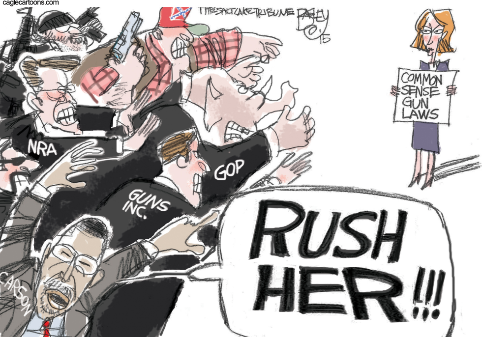  GUN RUSH by Pat Bagley