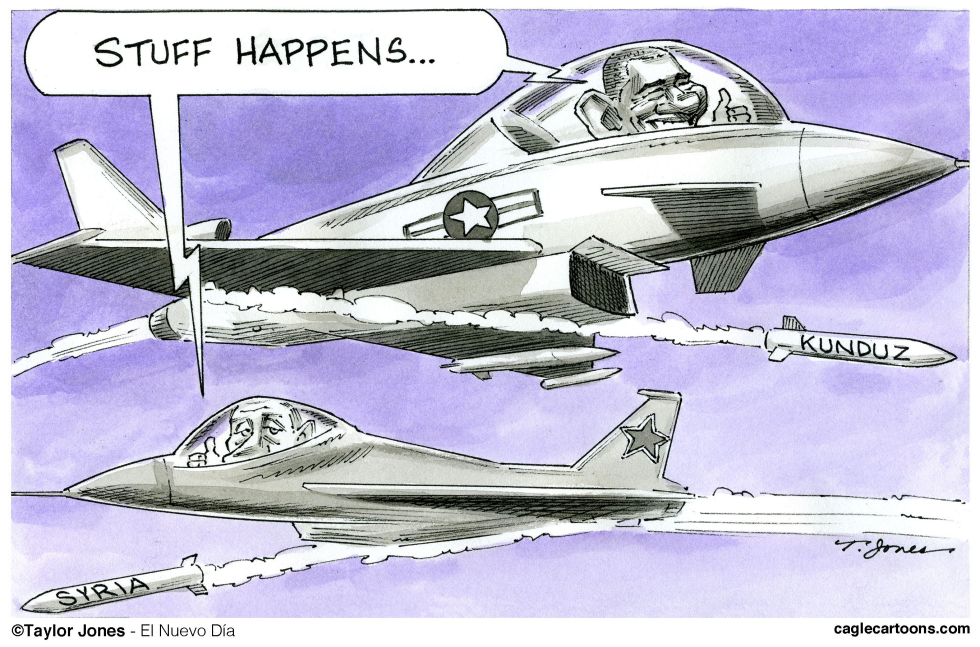 Obama and Putin - War Machines - COLOR