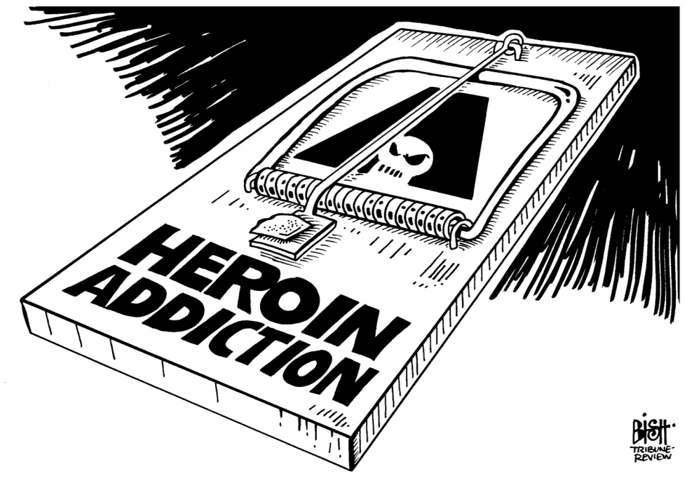 THE HEROIN TRAP, B/W