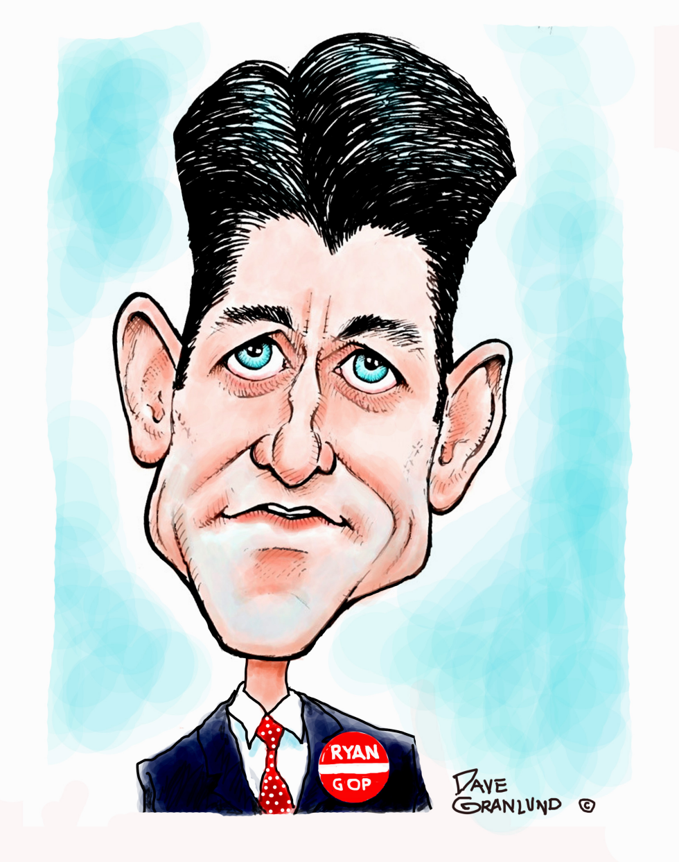 Paul Ryan caricature