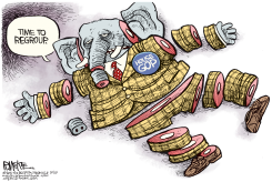 GOP REGROUP  by Rick McKee