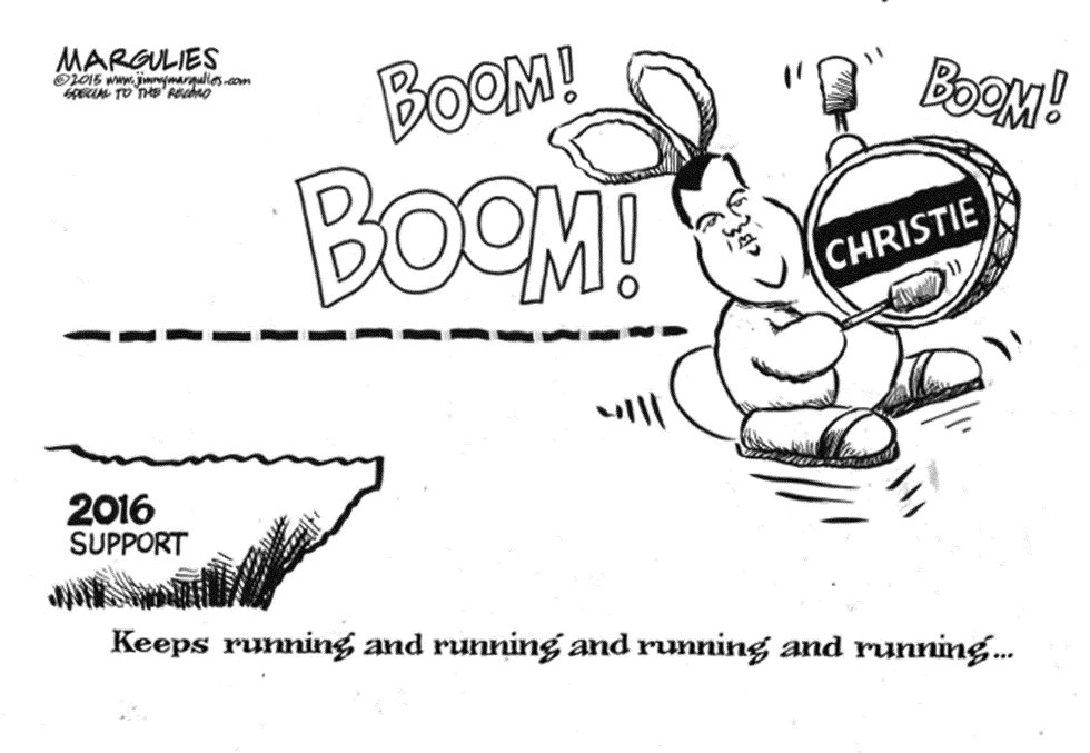 Christie still running