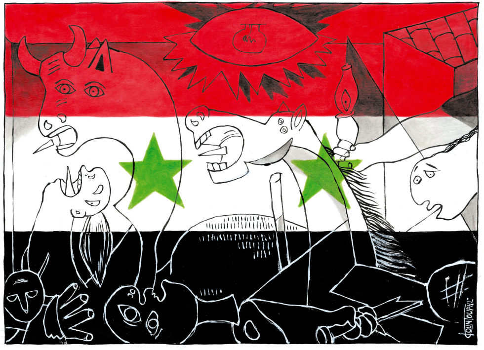 Syria Flag Guernica