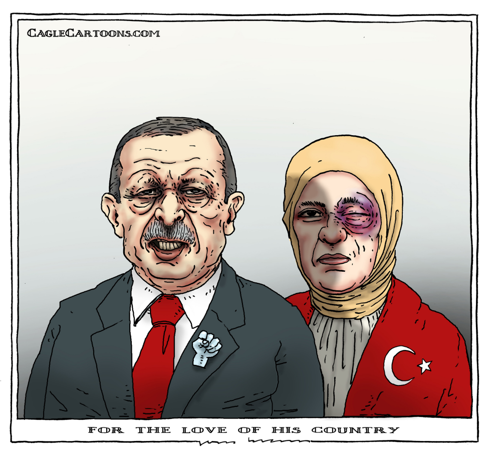 for the love of his country