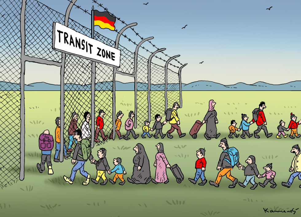 Transit Zone in Germany