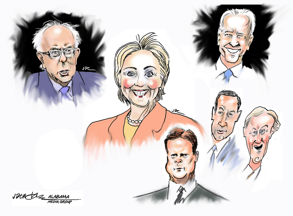Democratic debate candidates