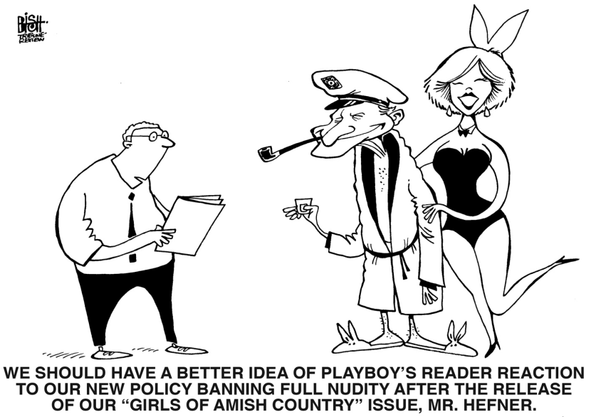 PLAYBOY WITHOUT NUDITY, B/W
