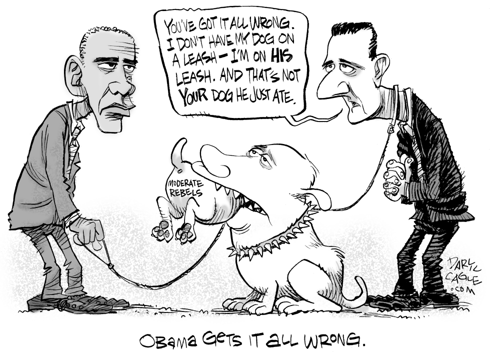Obama Putin Assad and Doggies