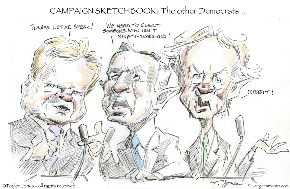 Campaign sketchbook - The Other Democrats - COLOR