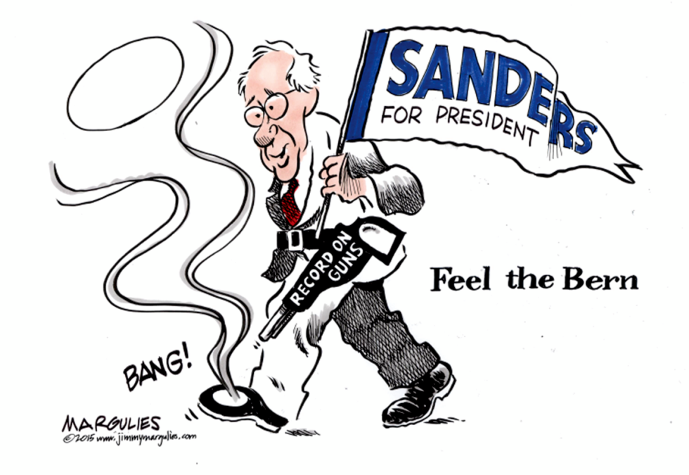 Bernie Sanders gun record color