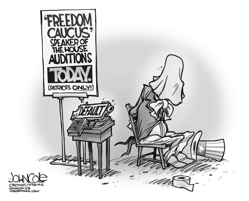 Freedom Caucus auditions BW