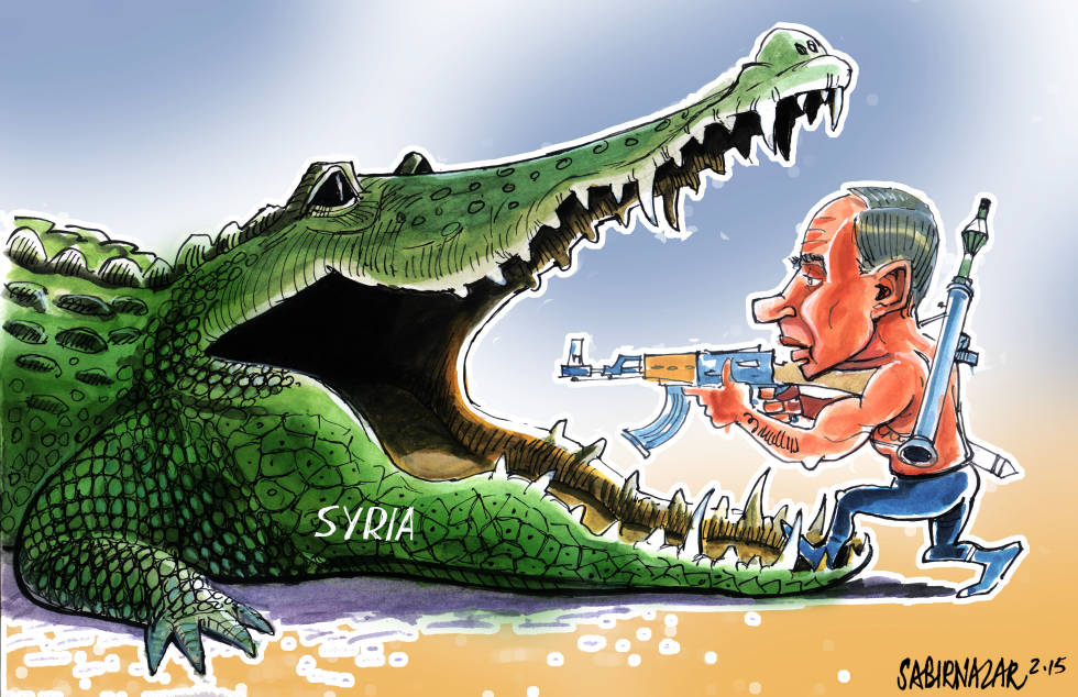  PUTIN IN SYRIA by Sabir Nazar