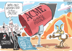 BENGHAZI LOONEY TUNES  by Pat Bagley