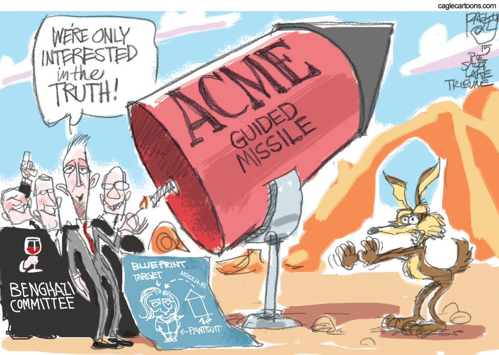  BENGHAZI LOONEY TUNES by Pat Bagley