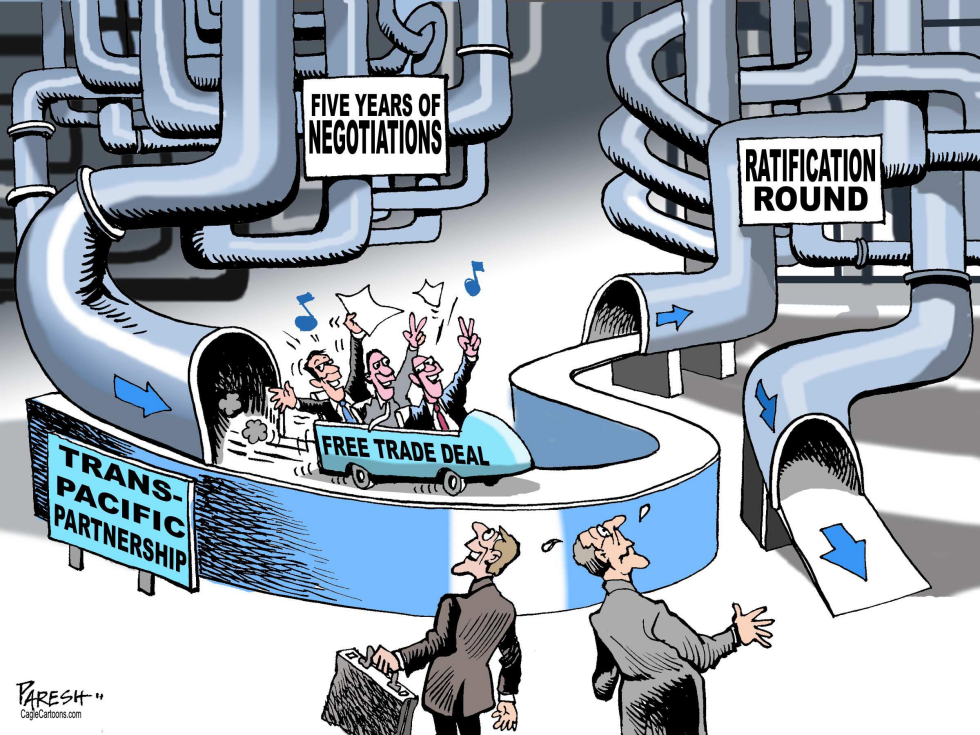 TPP free trade deal COLOR